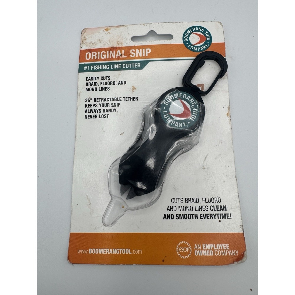 Boomerang Tool Company Long SNIP Fishing Line Cutter for Fly 4 ounces, Black